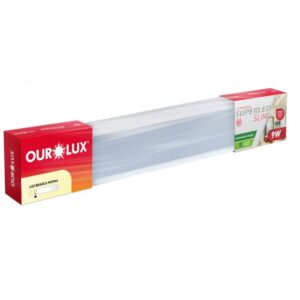 LUMINÁRIA LED SLIM OUROLUX 09W BIV 3000K 30CM