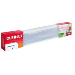 LUMINÁRIA LED SLIM OUROLUX 09W BIV 6500K  25CM 5930