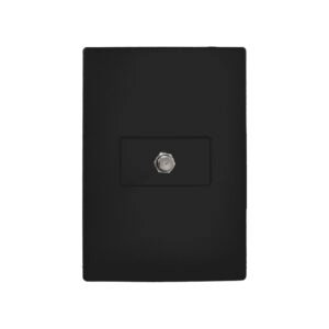 CONJUNTO RADIAL OURO PRETO FOSCO COM PLACA CONECTOR PARA ANTENA