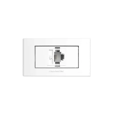 39842 - CONJUNTO ALUMBRA MOVEL PRO BRANCA 1 TOMADA RJ11