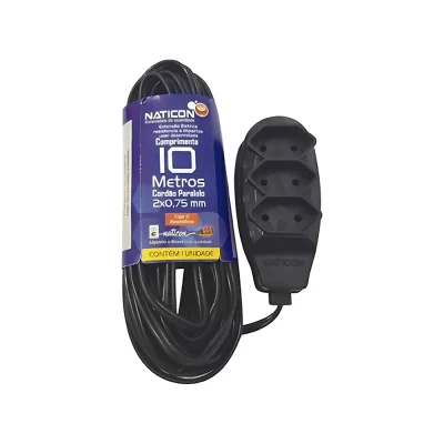 42032_EXTENSAO NATICON STAND PAR PTO 2X0,75 10,00M SAQ
