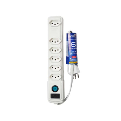 43899_FILTRO_LINHA_BRANCO_NATICON_6_TOMADAS_COM_FUSIVEL