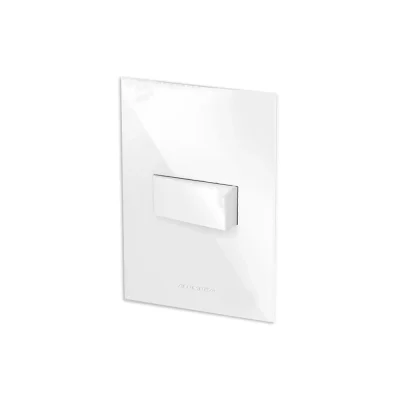 46276 - CONJUNTO COM PLACA INOVA PRO BRANCO 1 INTERRUPTOR SIMPLES