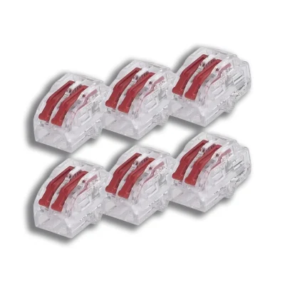 50631 - CONECTOR EMENDA HELACON 2 VIAS COM 6 BLISTER INCOLOR