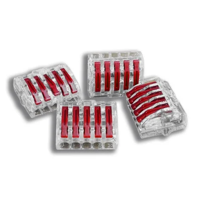 50633 - CONECTOR EMENDA HELACON 5 VIAS COM 4 BLISTER INCOLOR